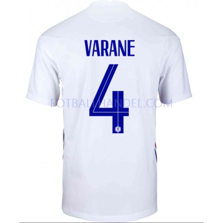 Herre Fotballdrakter Frankrike Raphael Varane 4 Borte Euro 2020 Kortermet